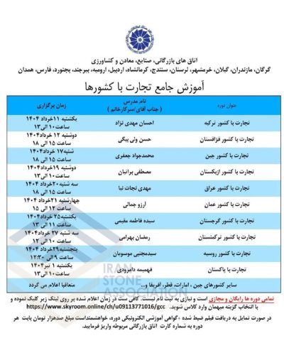 آموزش جامع تجارت با کشورها